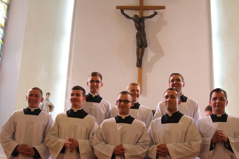Obłóczyny w seminarium