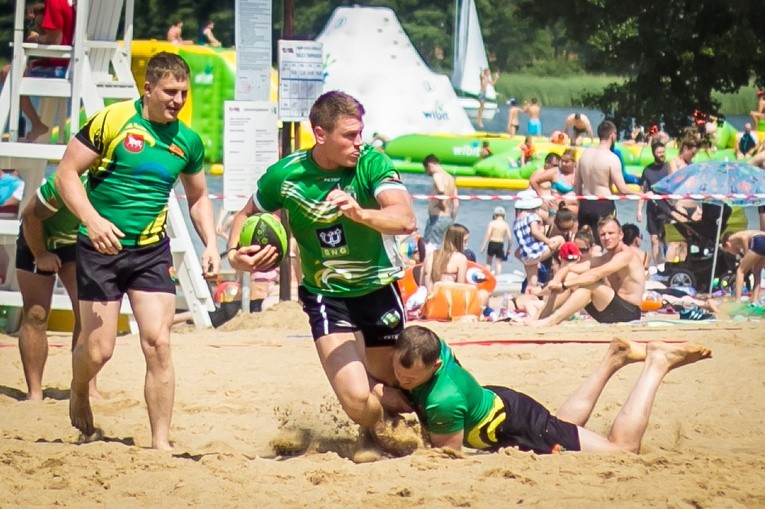 Rugby plażowe w Olsztynie