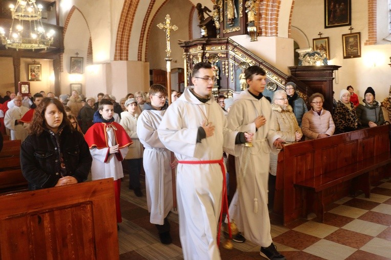 Relikwie rodziny Ulmów w Dzierzgoniu