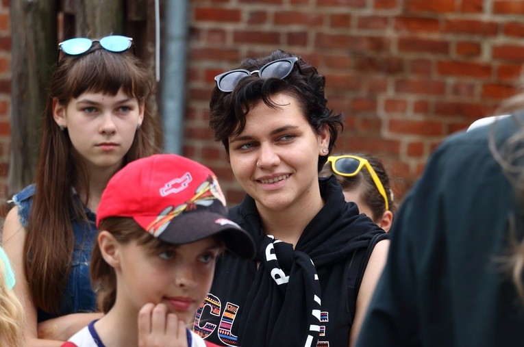 Młodzież i dzieci z Białorusi w Sztumie