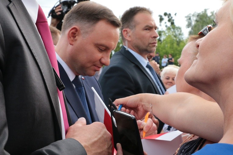 Prezydent RP Andrzej Duda w Makowie Mazowieckim