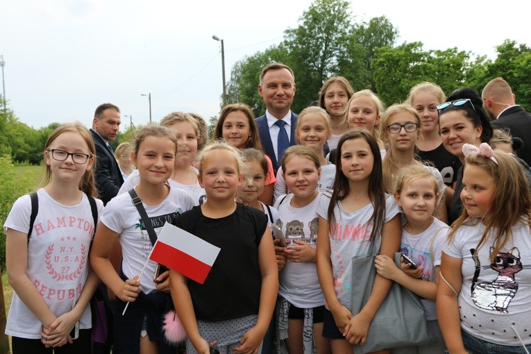 Prezydent RP Andrzej Duda w Makowie Mazowieckim
