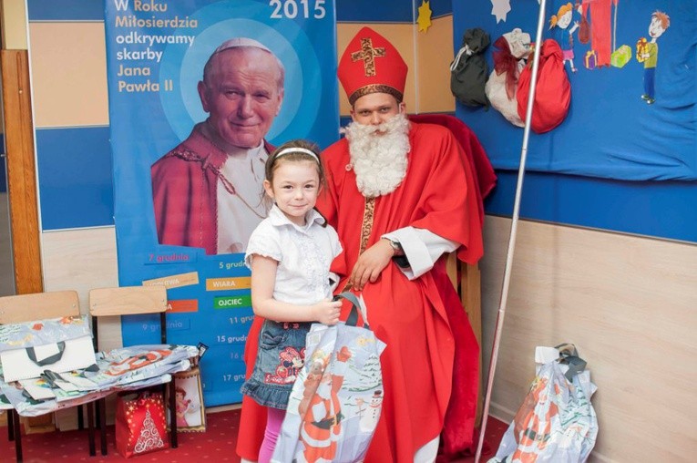 Święty Mikołaj w przedszkolu bł. Franciszki