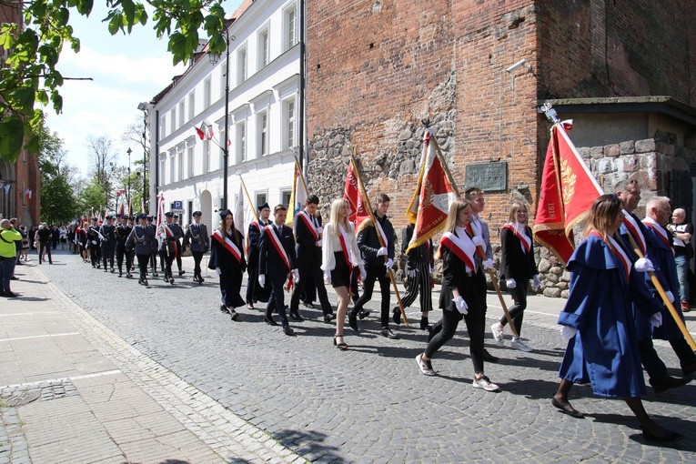 Płock. Uroczystości trzeciomajowe