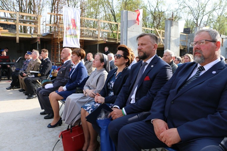Wmurowanie kamienia węgielnego w Modlinie Twierdzy