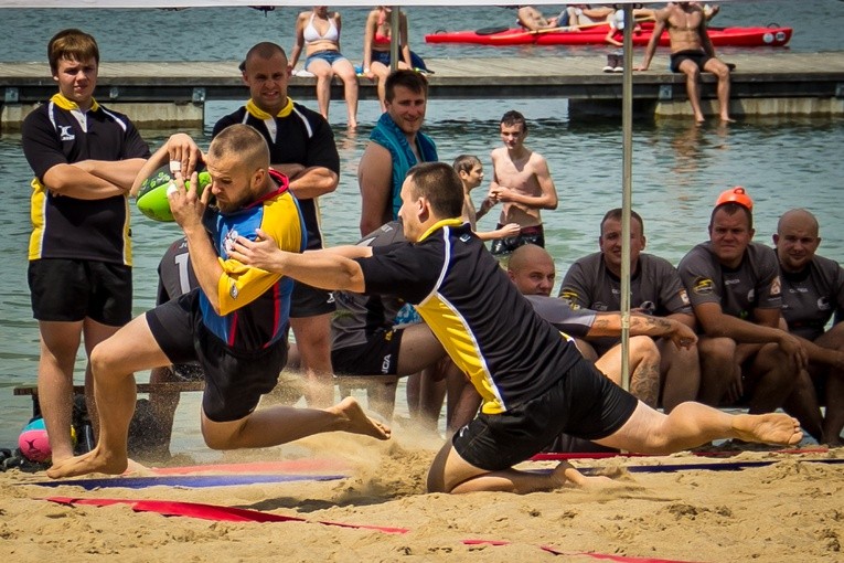 Rugby plażowe w Olsztynie