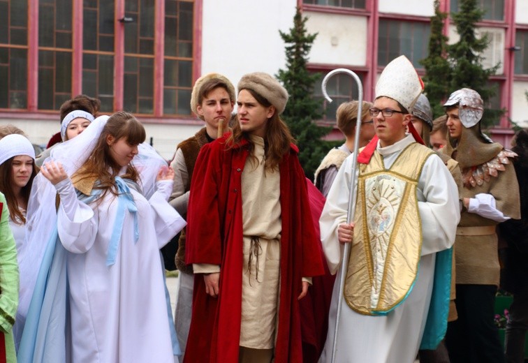 Żywy obraz Matejki - orszak