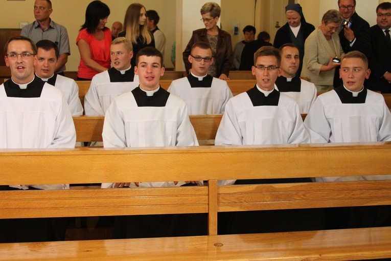 Obłóczyny w seminarium