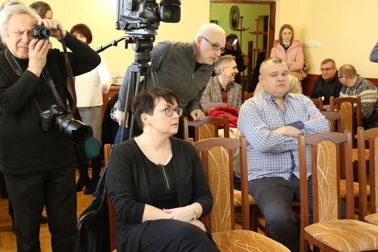 Konferencja prasowa w sanktuarium Bożego Miłosierdzia w Płocku