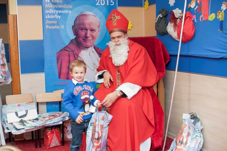 Święty Mikołaj w przedszkolu bł. Franciszki