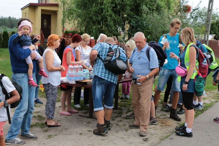 Pierwszy dzień pielgrzymki - przedpołudnie