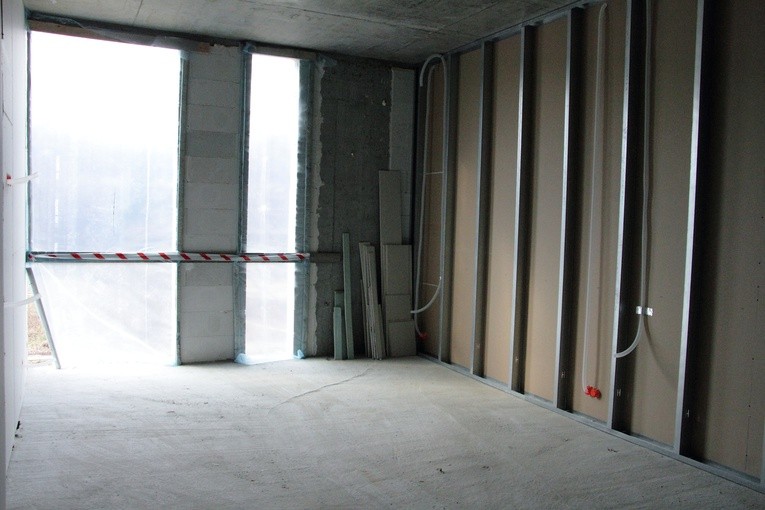 Dom Ronalda McDonalda - półmetek budowy