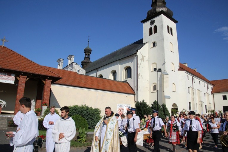 Skępe. Procesja Zaśnięcia NMP