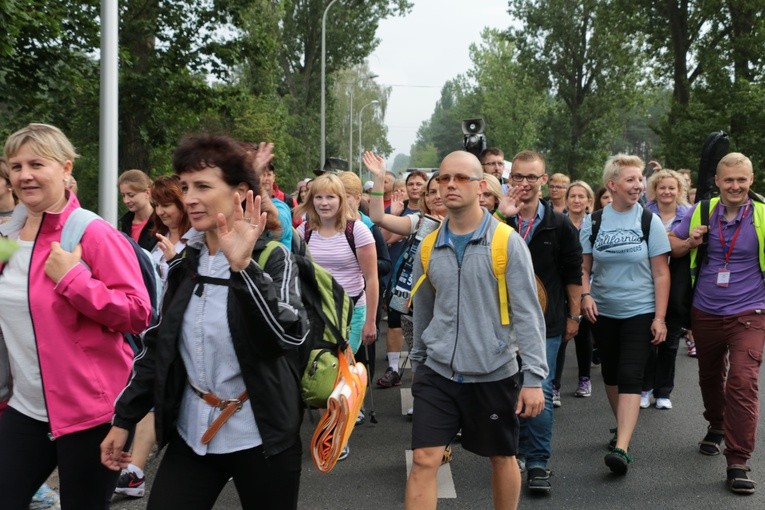 Pierwszy dzień pielgrzymki - przedpołudnie