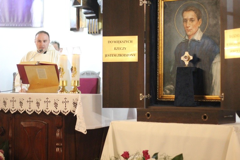 Łąck. Nawiedzenie w parafii św. Walentego w Korzeniu