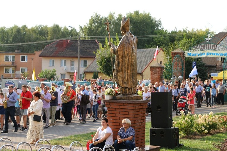 Pielgrzymi w Skępem