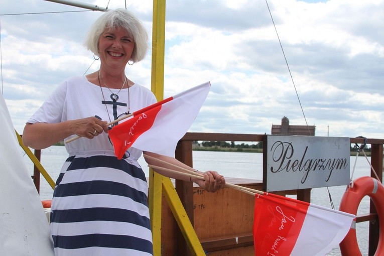 Płock. Tratwa "Pielgrzym" 2020