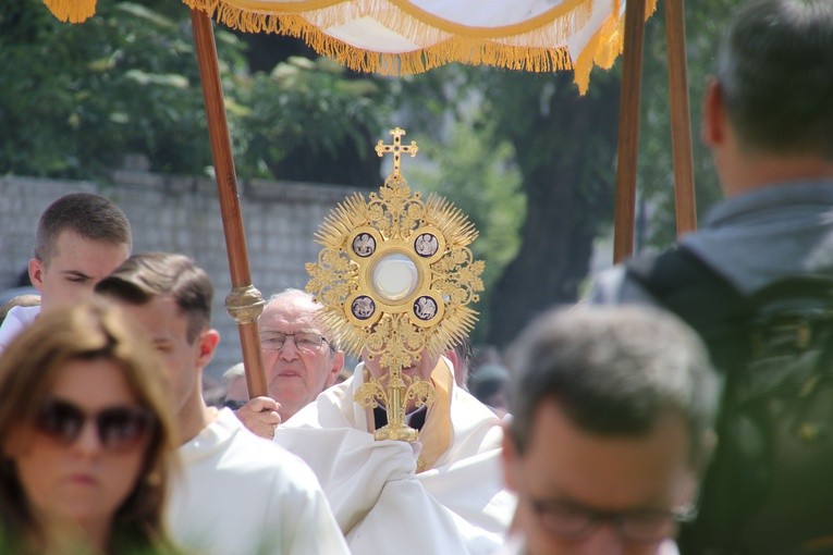 Płock. Procesja Bożego Ciała