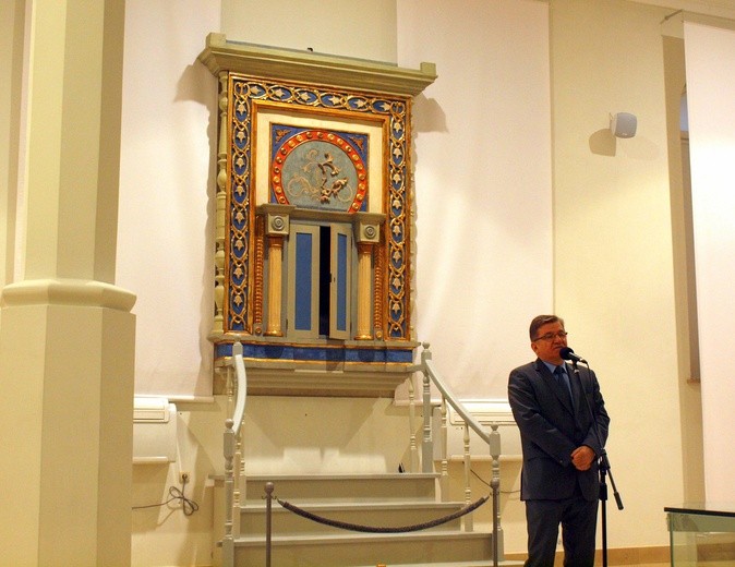 Świętą szafę można zobaczyć w Muzeum Żydów Mazowieckich w Płocku