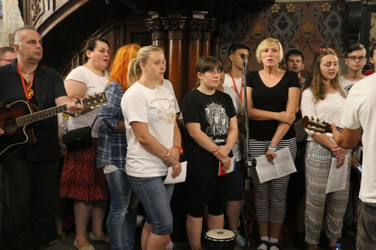 Początek pielgrzymki na Jasną Górę