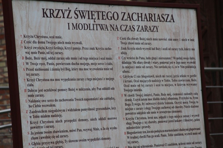 Ciechanów. Poświęcenie krzyża morowego