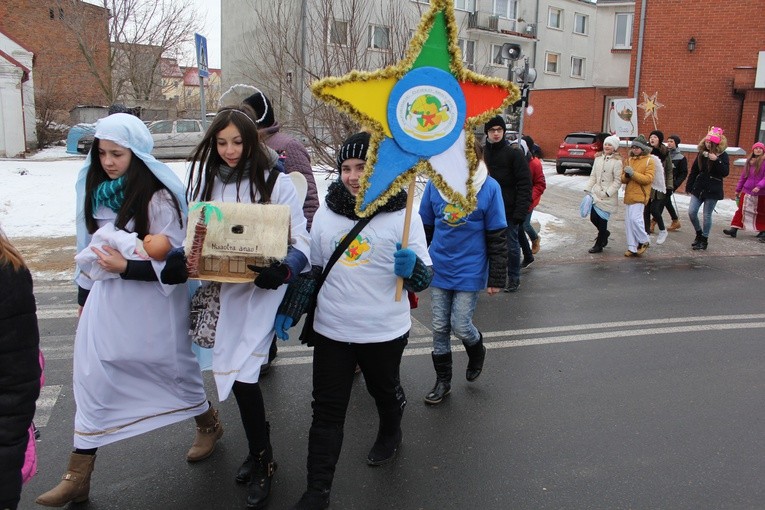 Mali kolędnicy w Płocku