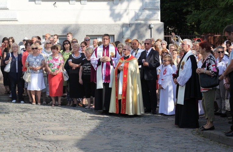 Płock. Nawiedzenie w parafii św. Maksymiliana Kolbego. 1