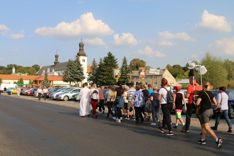 Pielgrzymi w Skępem
