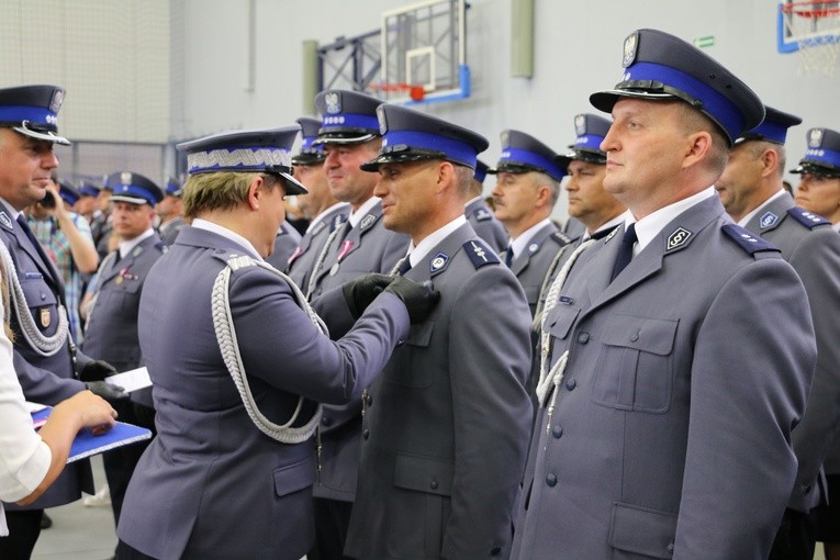 Sztandar dla policji w Przasnyszu