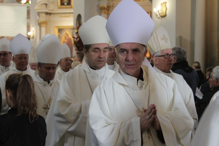 Episkopat w Płocku. Msza w kolegiacie