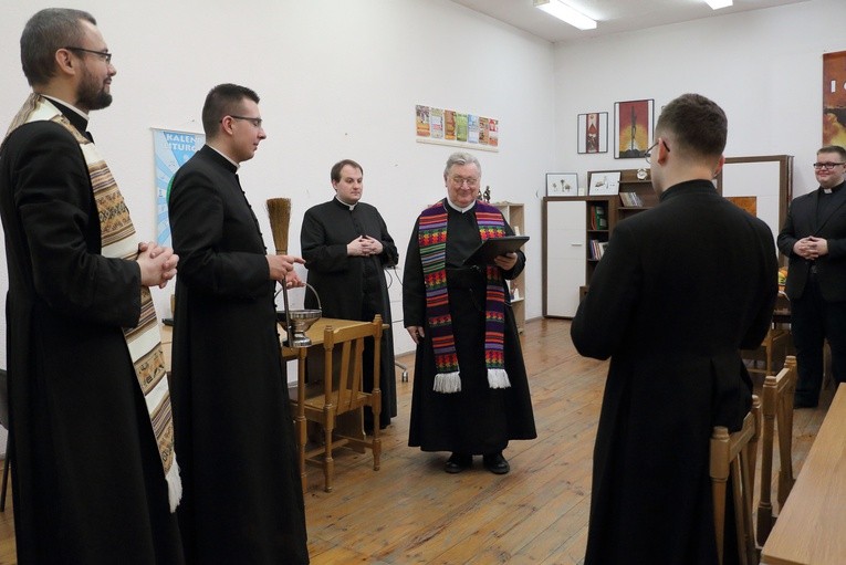 Poświęcenie salki misyjnej