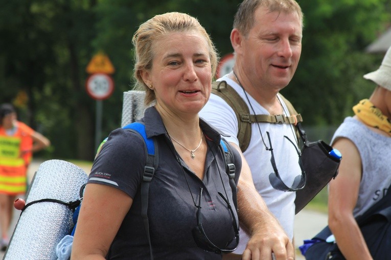 Pielgrzymka. Obiad w Bełdowie