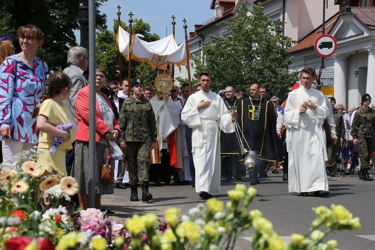 Płock. Procesja Bożego Ciała