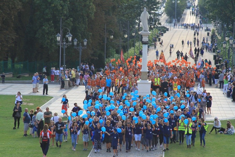 Pielgrzymka 2018. Wejście na Jasną Górę. cz.3