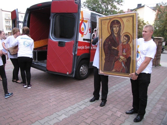 Znaki ŚDM w Przasnyszu