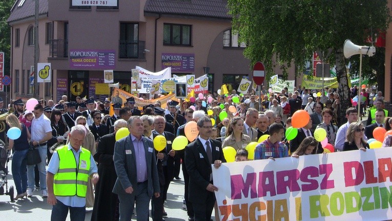 Marsz dla Życia i Rodziny w Ciechanowie 2015