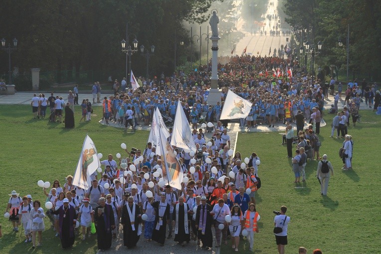 Pielgrzymka 2018. Wejście na Jasną Górę. cz.3
