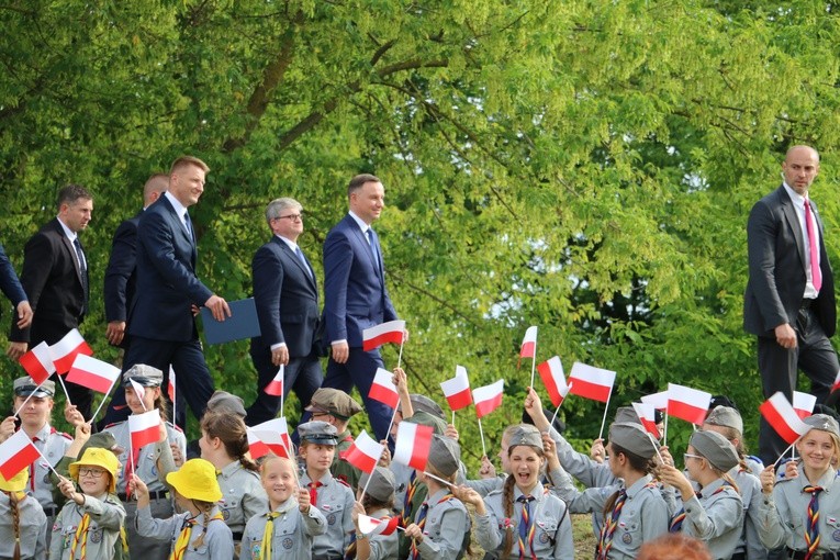 Prezydent RP Andrzej Duda w Makowie Mazowieckim