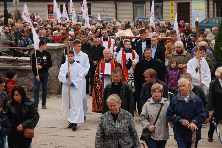 Znaki ŚDM w Gostyninie