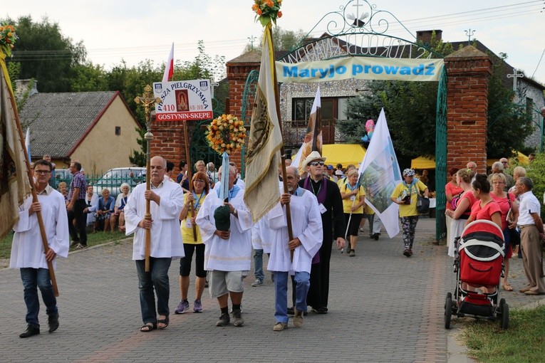 Pielgrzymi w Skępem
