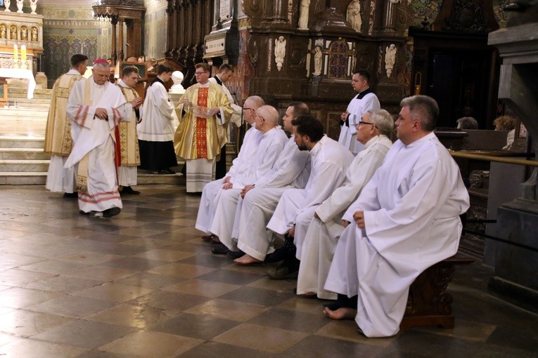 Płock. Msza Wieczerzy Pańskiej