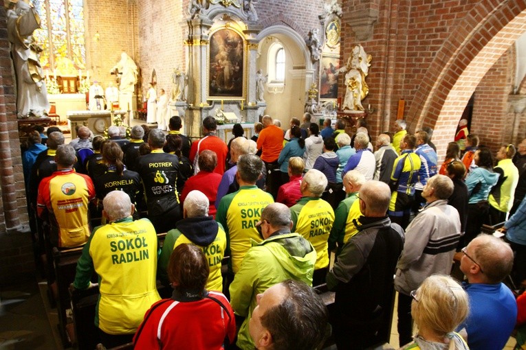 Pielgrzymka rowerzystów do Rud